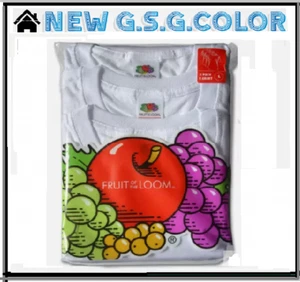  T.shirt maglietta intima uomo  Fruit Underwear  3 pezzi Fruit of the Loom Fruit - Imagen 1 de 1
