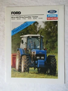 Ford New Holland 5640 6640 7840 7740 8240 8340 Tractor Sales Brochure 20 Pages - Picture 1 of 8