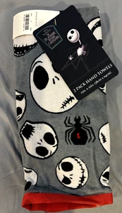 The Nightmare Before Christmas  2 Pack Hand Towels (Gray)~Soft & Absorbent~NEW - Picture 1 of 1