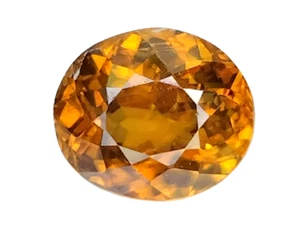 1.605CTS BROWN NATURAL SPHENE OVAL CUT LOOSE GEMSTONES , SEE VIDEO - Picture 1 of 3