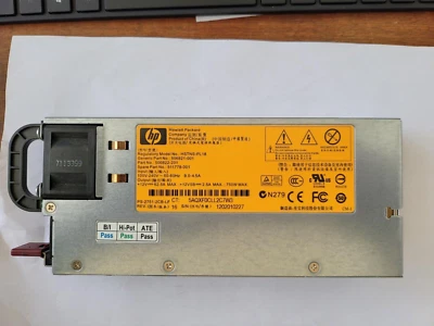 HP 750W POWER SUPPLY. HSTNS-PL18 P/N: 506821-001 , 506822-201 , 511778-001 - image 1 of 4