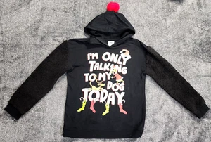 The Grinch Dr Seuss Girls Hoodie Size XL 14/16 Merry Grinchmas Fleece - Picture 1 of 6