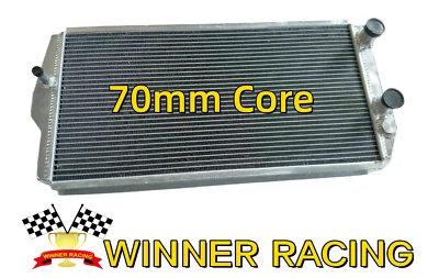👍Se adapta a AUDI 200 C3 QUATTRO 3B 20V TURBO MT 1989-1991 Radiador Aluminio 70MM CORE Foto 1 de 4
