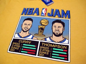 HOMAGE NBA JAM Golden State Warriors 2022 NBA CHAMPS Splash Brothers t-shirt XXL - Picture 1 of 6
