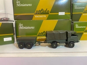 Solido Les Miniatures Hachette Camion Renault + Remorque (DA7143) - Foto 1 di 4