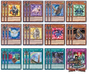 Yugioh! Cubierta Puente Arco Iris Carbuncle Crystal Beast Ruby SDCB Común 1a Edición Casi Nuevo - Imagen 1 de 1