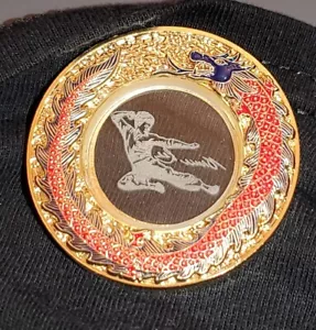 Moneda de Vidrio Bruce Lee Retro Autografiada Artes Marciales Antiguas China Kick Boxing Boxer - Imagen 1 de 12