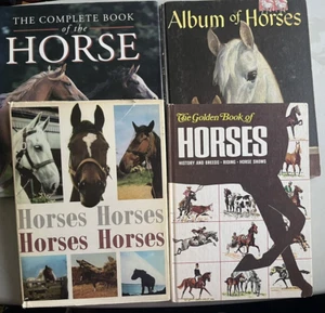 Vintage Horse Book Lot of 4 HC Golden, Marguerite Henry, History - Imagen 1 de 9