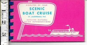 Ft. Lauderdale Scenic Boat Cruise: 1965 Souvenir Brochure 10 Photos (#2382) - Picture 1 of 12