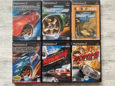 SONY PS2 Need For Speed Underground 1 2 J & Ea:sy Sha do & Burnout 3 & Revenge - Image 1 of 4