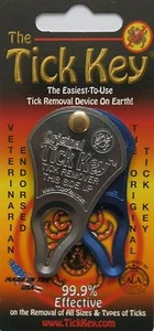 Tick Key, aluminium tick removal device. TWIN PACK. - Picture 1 of 6