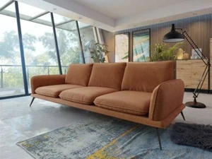 Sofa Lenda 3 Freistehendes Polstersofa Loft Couch Industrial Wohnzimmer - Bild 1 von 8