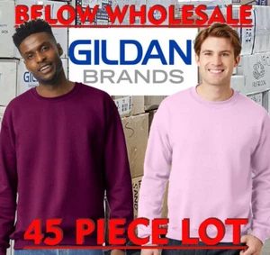 Lote a granel de 45 Gildan 18000 rosa granate en blanco debajo al por mayor - Imagen 1 de 4