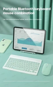 Wireless Keyboard For iPad Bluetooth Keyboard For Android and Windows Tablet - Picture 1 of 14