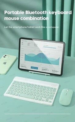 Wireless Keyboard For iPad  Bluetooth Keyboard For Android and Windows Tablet - Image 1 of 4