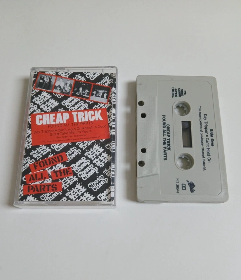 CHEAP TRICK FOUND ALL THE PARTS CASSETTE TAPE EPIC CBS 1980 - Image 1 of 1