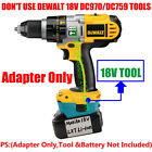 Adaptateur batterie Li-Ion Makita 18V BL1830 pour Dewalt 18V Ni-CD outils - adaptateur uniquement