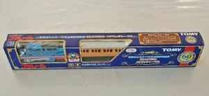 Tomy Plarail Thomas & Friends 60th Anniversary Metallic Thomas With Box Used - Picture 1 of 4