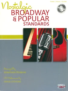 Nostalgic Broadway & Popular Standards Songbook w CD Piano Voice Guitar Robbins - Picture 1 of 11