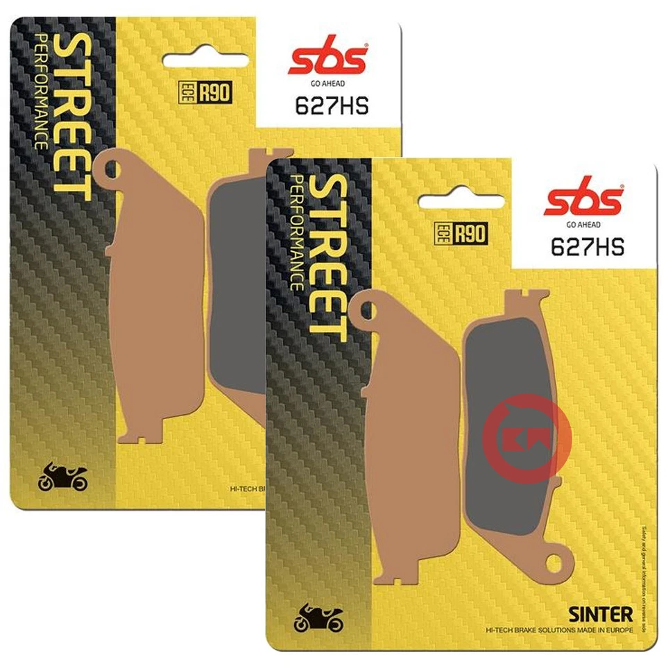 SBS 627HS KIT 4 PASTIGLIE FRENO ANTERIORI TRIUMPH STREET TRIPLE 675 2007-2012 Foto 1 de 4