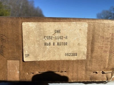 Front Brake Rotor For 1982-1986 Ford LTD Hub And Rotor NOS E5DZ-1102-A - Image 1 of 4