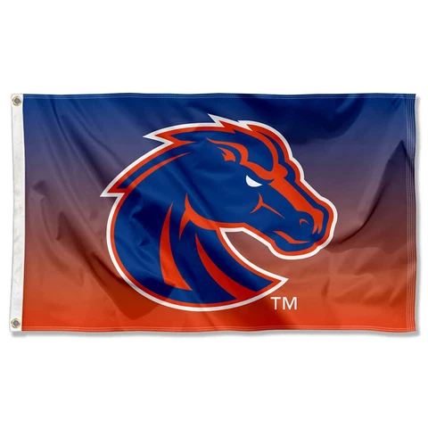 Boise State Broncos Two Tone Gradient Flag Large 3x5 Cover