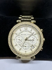 Michael Kors Parker MK5354 Women's Gold Stainless Steel Analog Dial Watch JNA206 - Picture 1 of 11