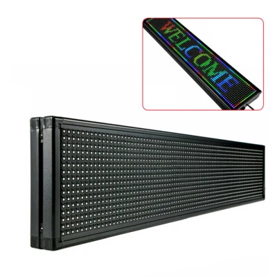 High Brightness Outdoor LED Sign Programmable Scrolling Message Display Board US - Image 1 of 4
