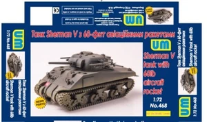 Sherman V Panzer mit 60lb Flugzeug Rakete Plastikmodell UM 468 1/72 Unimodel 468 - Bild 1 von 10