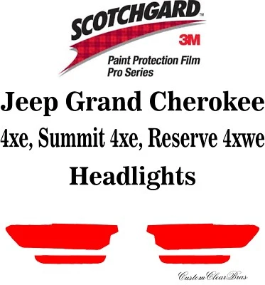 3M Scotchgard Paint Protection Film Pro Series 2023 2024 Jeep Grand Cherokee 4xe - Image 1 of 3