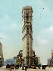 1912 Times Square New York Postcard Detroit Publishing Co Street Cars Boater Hat