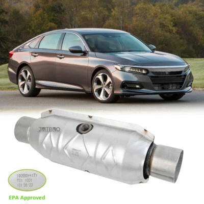 Conversor catalítico de entrada/saída 2,5" APE protetor térmico aprovado para Honda Accord - Imagem 1 de 4
