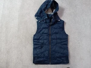 White Stuff gilet body warmer women’s size 8 hooded puffer jacket Pit-pit 18" - Picture 1 of 12