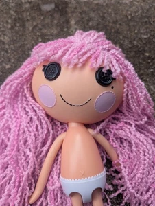 Lalaloopsy Retired  Jewel Sparkles Loopy Hair 12" Doll Nude Pink Hair Caucasian - Picture 1 of 8