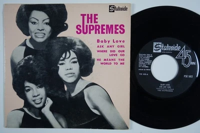 DIANA ROSS & SUPREMES Baby Love +3 RARE Portugal EP Tamla Motown soul LISTEN! Foto 1 de 2