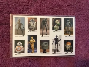 2021 US #5573-5582 DROIDS BLOCK OF 10 FOREVER STAMPS MNH - Foto 1 di 2
