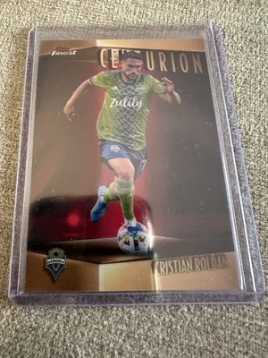 2022 Topps Finest MLS - 1998 Topps Finest Centurion Cristian Roldan #C-9 Red 4/5 - Image 1 of 2