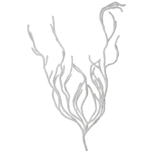 Northlight 44" White Snow Branch Hanging Christmas Twig Pick Decoration - Picture 1 of 2