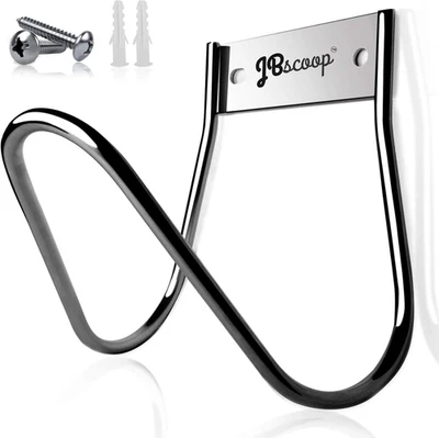 Garden Hose Holder Stainless Steel Small Wall Mount Garden Hose Hook, Ideal for  - Image 1 of 4