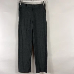 Chaps Dress Pants Youth Girls Size 12 Straight Leg Mid Rise Gray Lined - Picture 1 of 10
