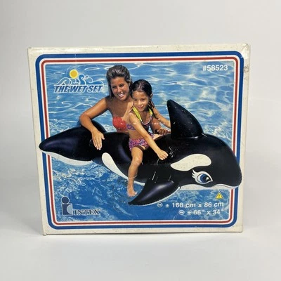 Intex The Wet Set Lil' Whale Pool Float Inflatable Toy Brand New NOS 2000 - Image 1 of 4