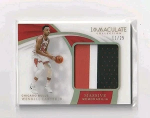 2018 Panini Immaculate Collection Wendell Carter Jr. Memorabilia #d/25 Rookie RC - Picture 1 of 2
