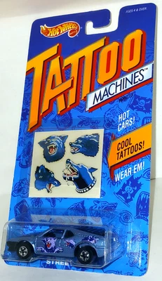 H.W. 1992 Tattoo Machines ( Street Dog )  BMW M1. Blue , Black Int. . # 3501 - Image 1 of 4