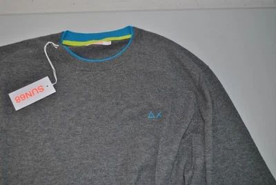 MAGLIONE SUN 68  MISTO LANA TG XXL-54 145,00 CART. SUN-A14D GRIGIO - Immagine 1 di 4