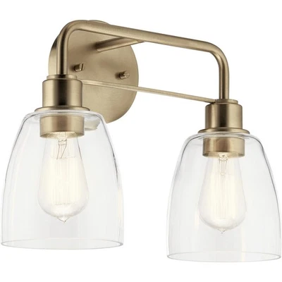 Kichler Lighting 55101CPZ Meller Bathroom Vanity Light Champagne Bronze - Image 1 of 4