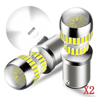 Juego de 2 bombillas LED 6000K blancas de freno/estacionamiento/traseras AUXITO Super Bright 1157 Foto 1 de 4