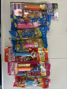 7 Pez Dispensers Sylvester Tigger Piglet Mario Aardvark Garfield Cookie Monster - Picture 1 of 6