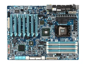 GIGABYTE GA-X58A-UD9 Motherboard Intel X58 DDR3 LGA 1366 ATX w/ IO Shield - Picture 1 of 2
