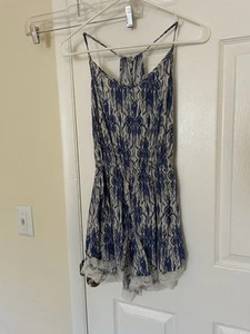 Abercrombie and Fitch Shorts Strampler blau-weiß Größe Small Damen - Bild 1 von 8