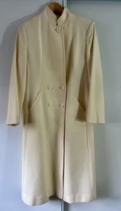Vintage 60s/70s I. Magnin 100% Wool Women's Mod Overcoat. Fits Sz M-L. - Picture 1 of 8
